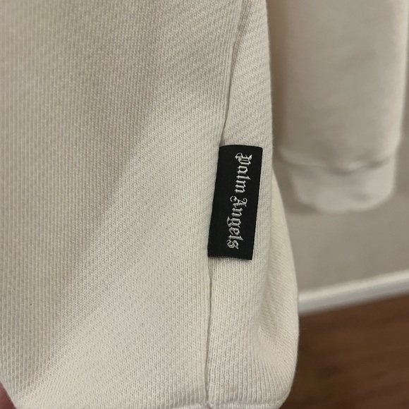 *Rare* White Distressed multicolor Miami Logo Palm Angeles crew neck - Picture 4 of 9